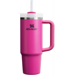 Vaso Stanley Quencher H2.0 de 30 oz con Asa y Pajita