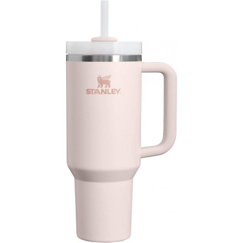 Vaso Stanley Quencher H2.0 de 40 oz con Asa y Pajita