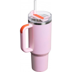 Vaso Stanley Quencher H2.0 de 40 oz con Asa y Pajita