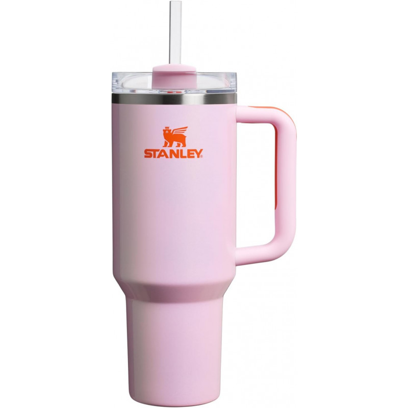 Vaso Stanley Quencher H2.0 de 40 oz con Asa y Pajita