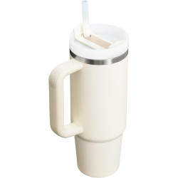 Vaso Stanley Quencher H2.0 de 30 oz con Asa y Pajita